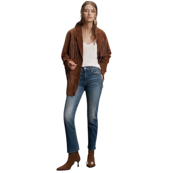 MOTHER Denim - MOTHER The Mid Rise Dazzler Ankle Jeans     ON THE EDGE Size 25